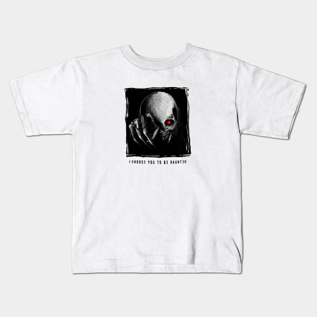 choose to be haunted Kids T-Shirt by mbonproject